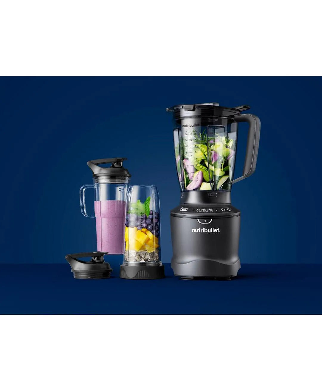 Nutribullet - Fullsize Blender - NB-SM0815 Smart Sense - Intelligent Blending - Black - 1 Year Warranty