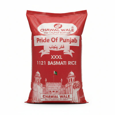 BASMATI RICE - CHAWAL WALE - PRIDE OF PUNJAB - 25kg Bag