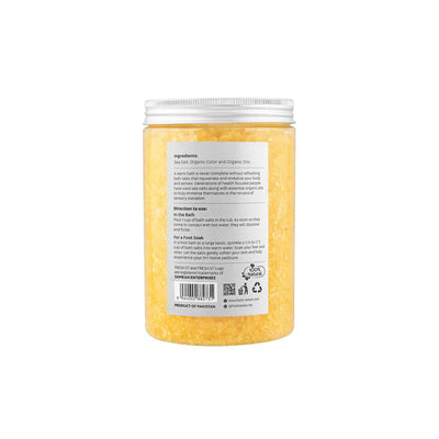 Fresh St - Lemon Burst Bath Salt - Personal Care - Bath Salt - 1000g - Energizing Citrus Blend