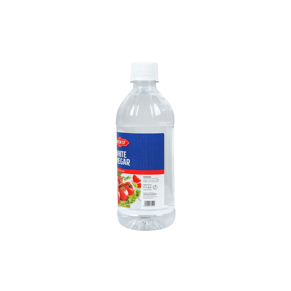 Fresh St - White Vinegar - Sauce - PET Bottle - 16oz / 473ml - Multipurpose Synthetic Vinegar
