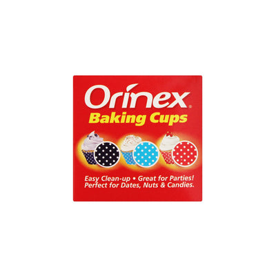 Orinex - Baking Cups Dots - Baking - Paper Liners - 100-Pack - Polka Dot Themed Cups