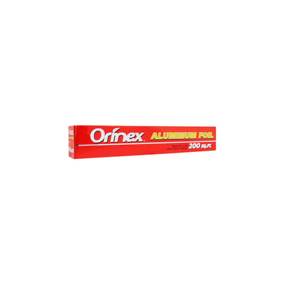 Orinex - Aluminum Foil Standard - Kitchen Wrap - Foil Roll - 200 SQFT (12" x 66.6yd) - Large Economy Kitchen Roll