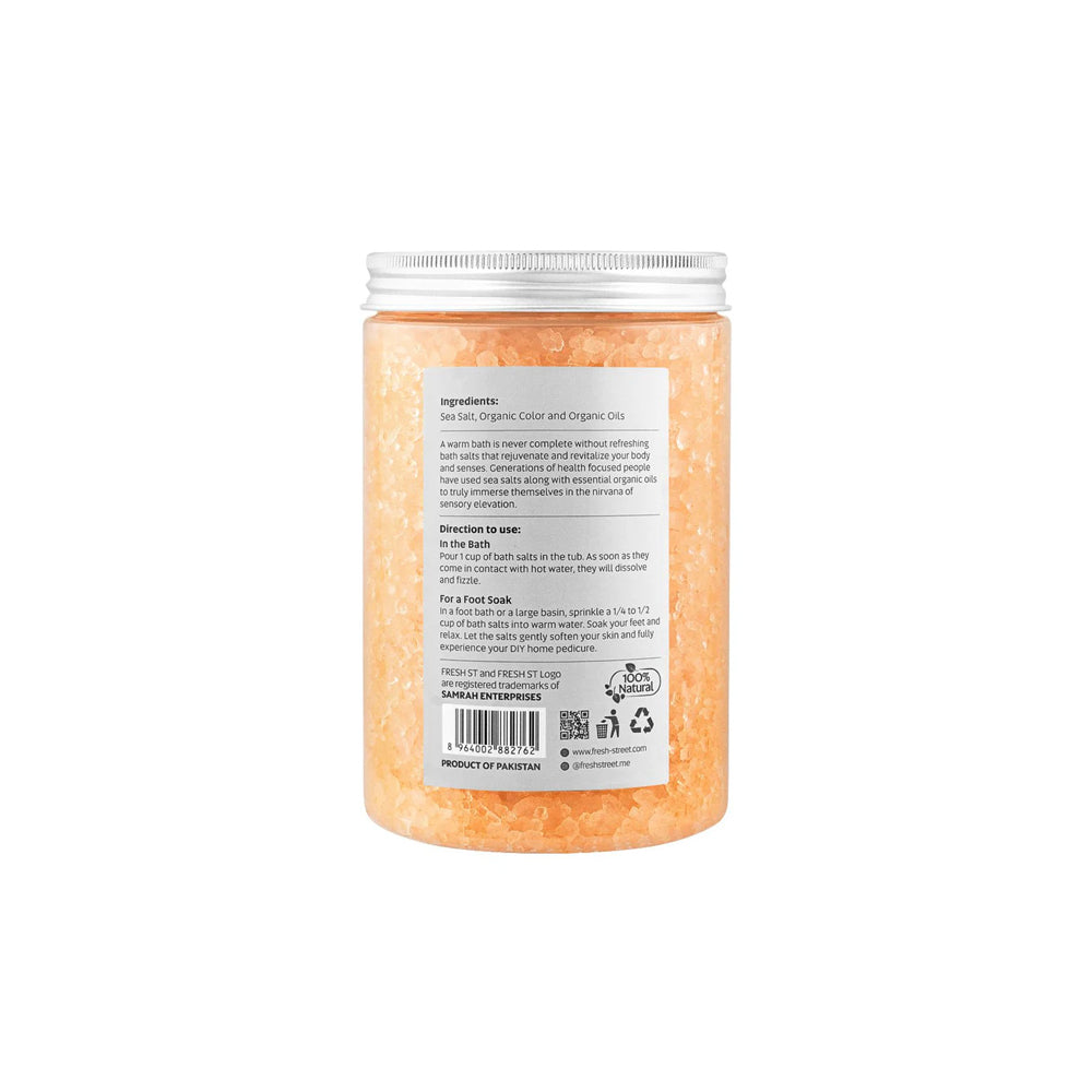 Fresh St - Sweet Floral Bath Salt - Personal Care - Bath Salt - 1000g - Fragrant Relaxation Minerals
