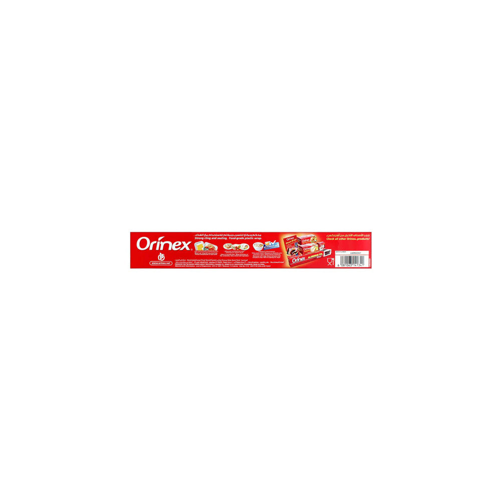 Orinex - Plastic Wrap Standard - Kitchen Wrap - Cling Film Roll - 100SQFT (30.4m x 30.4cm) - Food-Grade Sealing Roll