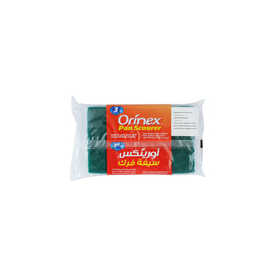 Orinex - Pan Scourer - Cleaning - Wire / Mesh Pad - 3-Pack - Tough Grease Scouring