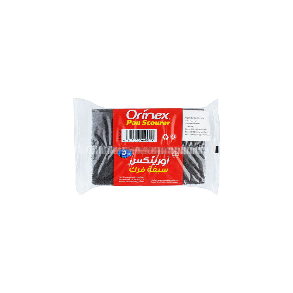 Orinex - Pan Scourer Light Duty - Cleaning - Scratch-Free Mesh - 5-Pack - Safe on Non-Stick Utensils
