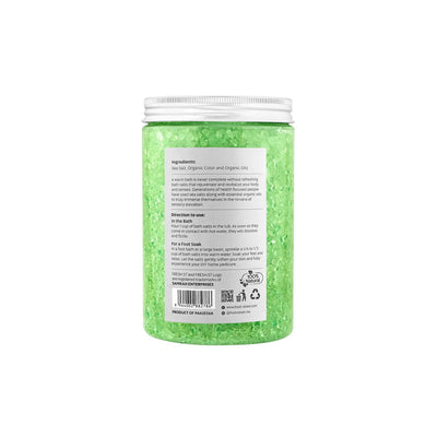 Fresh St - Apple Green Mint Bath Salt - Personal Care - Bath Salt - 1000g - Refreshing Mint Blend