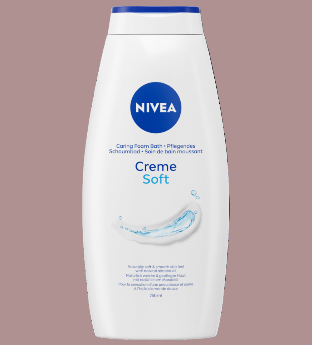NIVEA - Creme Soft - Shower Cream - Vitamins & Almond Oil - 750 ml