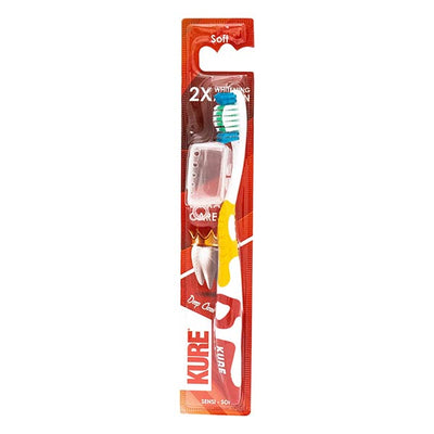 Kuro 2X Whitening Action Toothbrush - Soft - Pack of 12 | Jodiabaazar.com