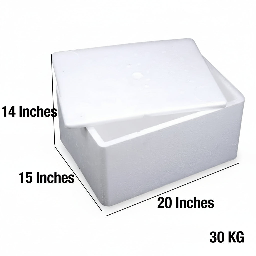 White rectangular block with dimensions labeled on a white background