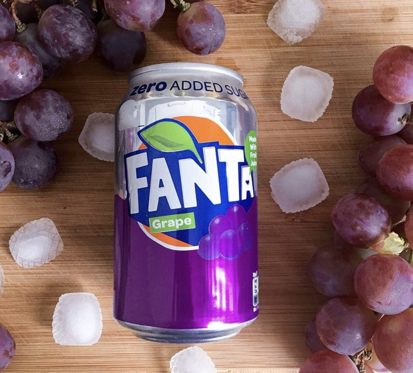 Fanta - Grape - Zero Sugar - Sparkling Soft Drink - 24 x 320ml