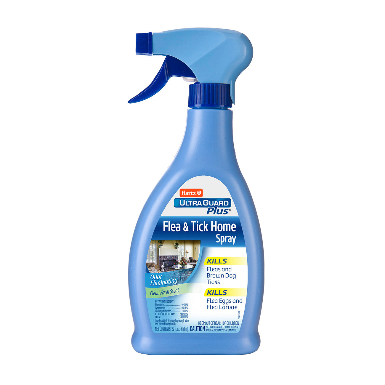 Hartz® UltraGuard Plus® - Flea & Tick Home Trigger Spray - 16oz - Odor Eliminating For Dogs