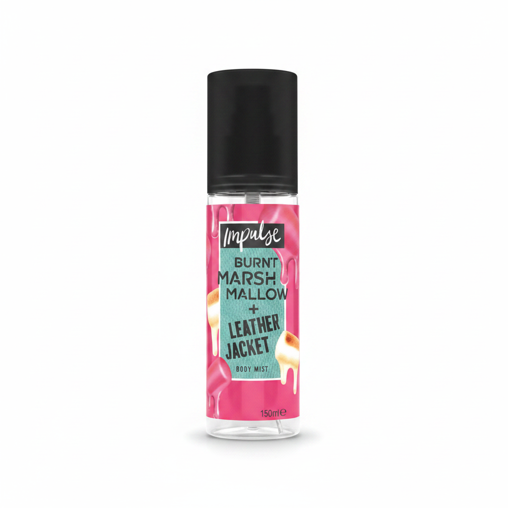 Impulse - BODY MIST - BURNT MARSH MALLOW + LEATHER JACKET - 150ml - Body Mist
