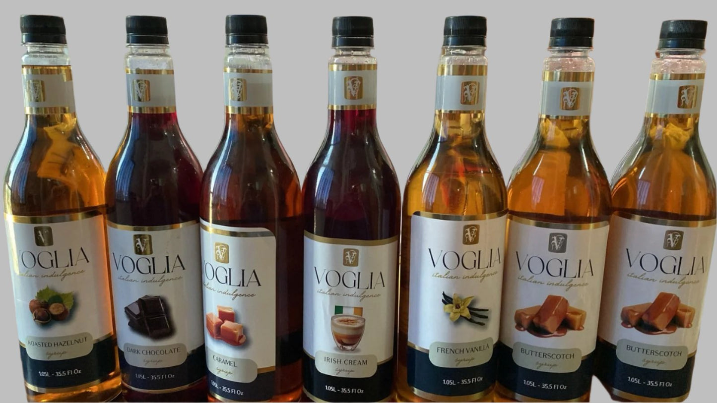 Voglia - Dark Chocolate - Coffee Syrups -1.05 L