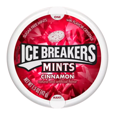 Ice Breakers - Mints - Cinnamon - Sugar Free 1.5 oz - 1 Pack