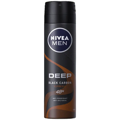 NIVEA MEN - DEEP BLACK CARBON ESPRESSO - DEODORANT SPRAY - 150 ml