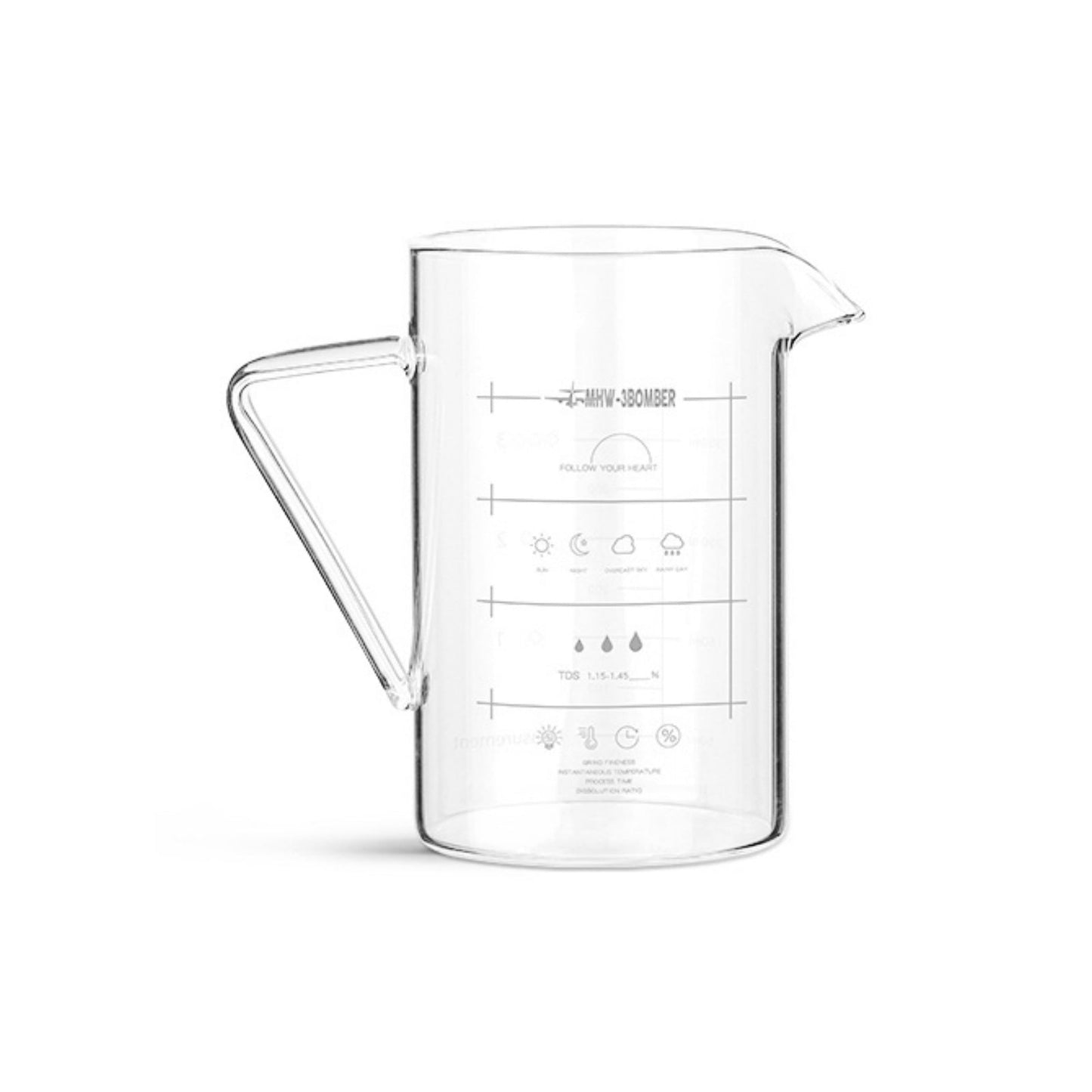 Coffee Cartel - MHW3 Bomber - Coffee Server-360ml - Glass - G5099