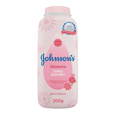Johnson's Blossoms - Baby Powder - 200g (Pack of 4)