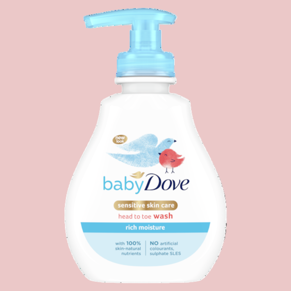 BABY DOVE - Sensitive Skin Care - Head to Toe Wash - Rich Moisture - 400ml