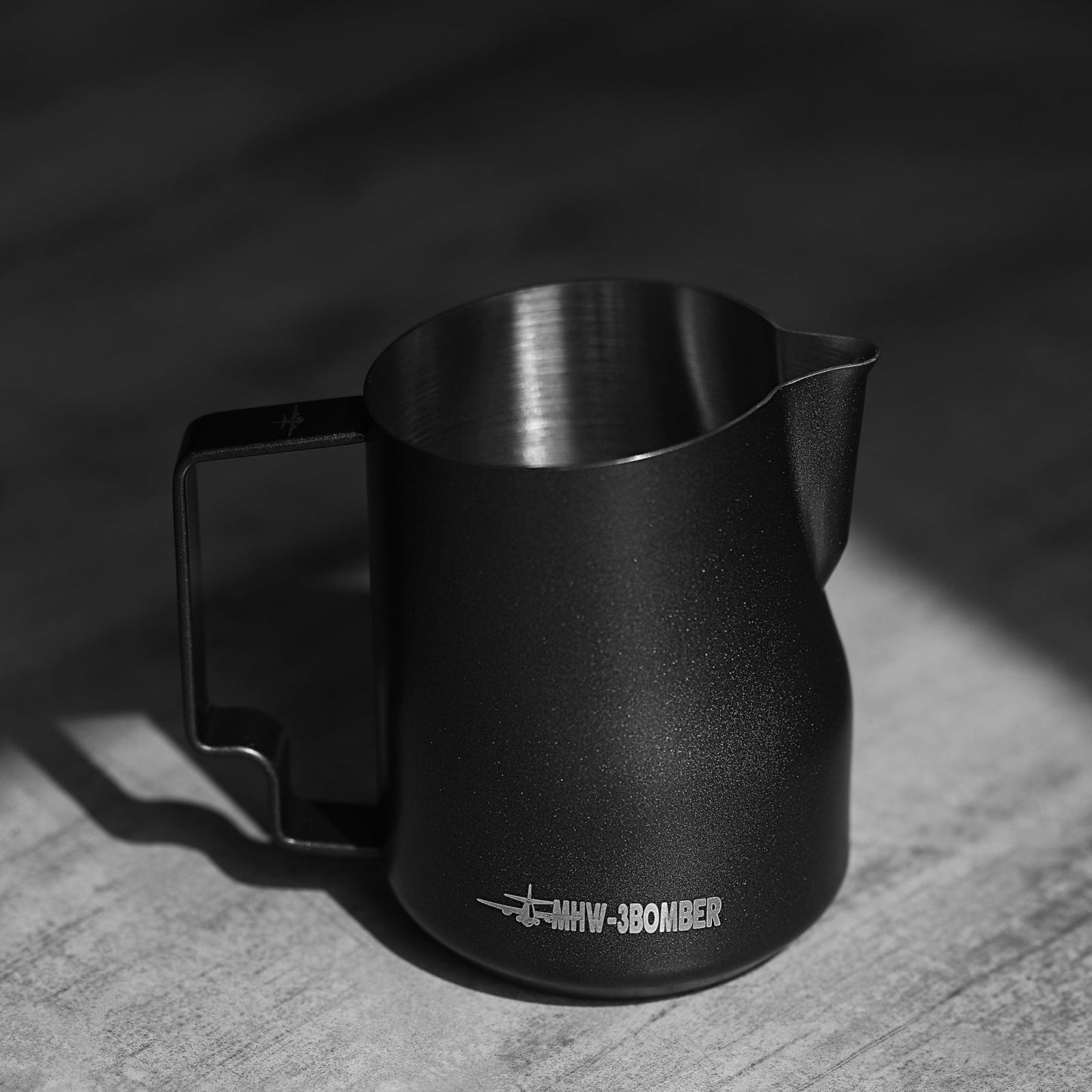 Coffee Cartel - MHW3 Bomber - Turbo Milk Pitcher-350ml - Matte Black, Stainless Steel - P6007MB