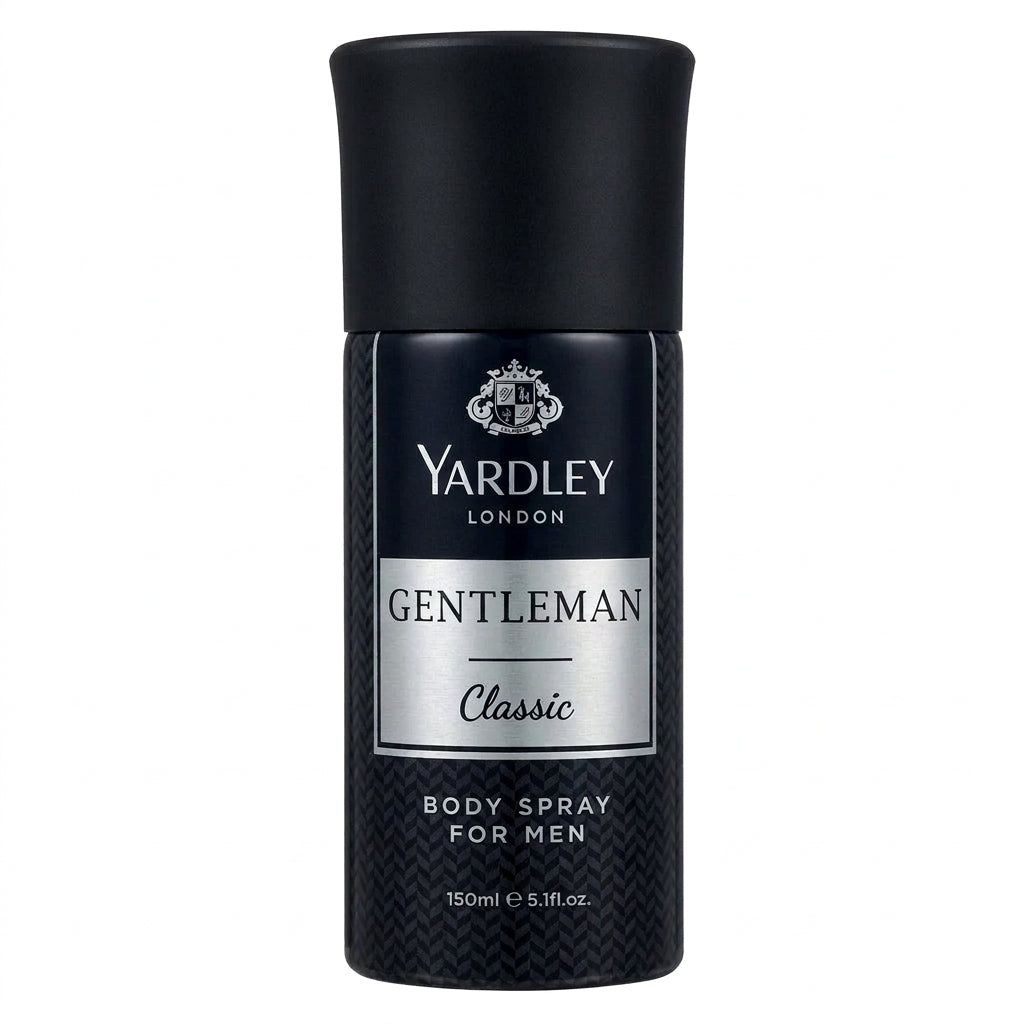 YARDLEY London - Body Spray for Men - GENTLEMAN Classic - 150ml