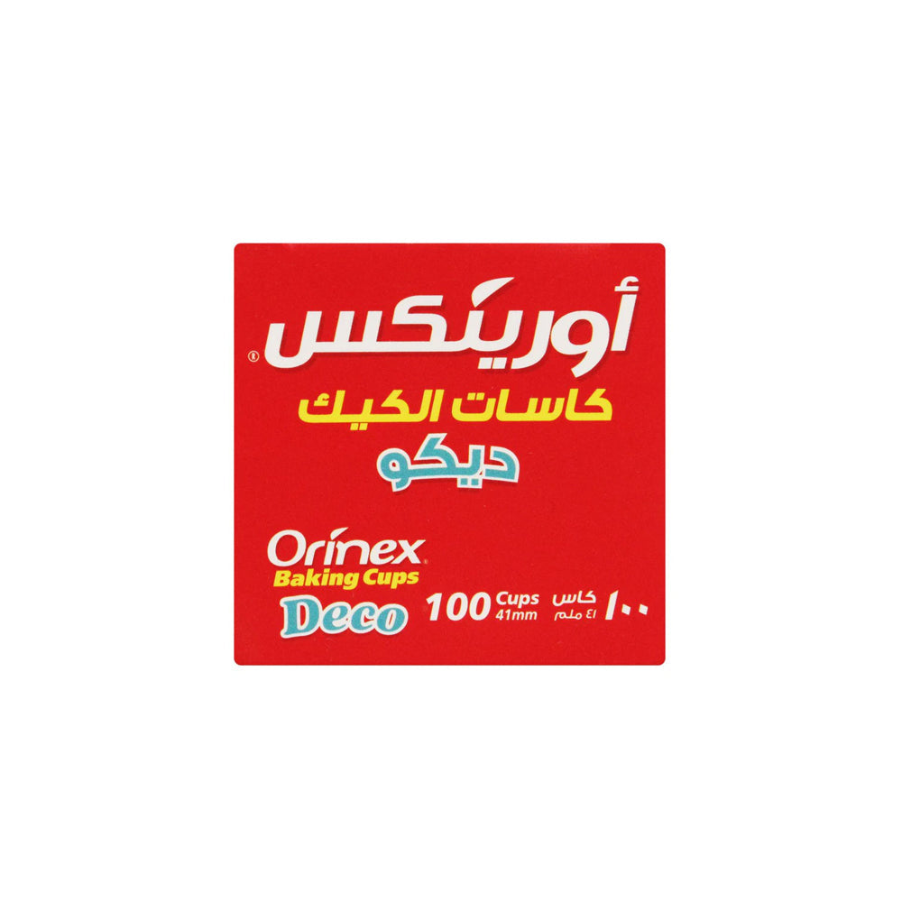 Orinex - Baking Cups Deco - Baking - Paper Liners - 100-Pack - Patterned Luxury Cups