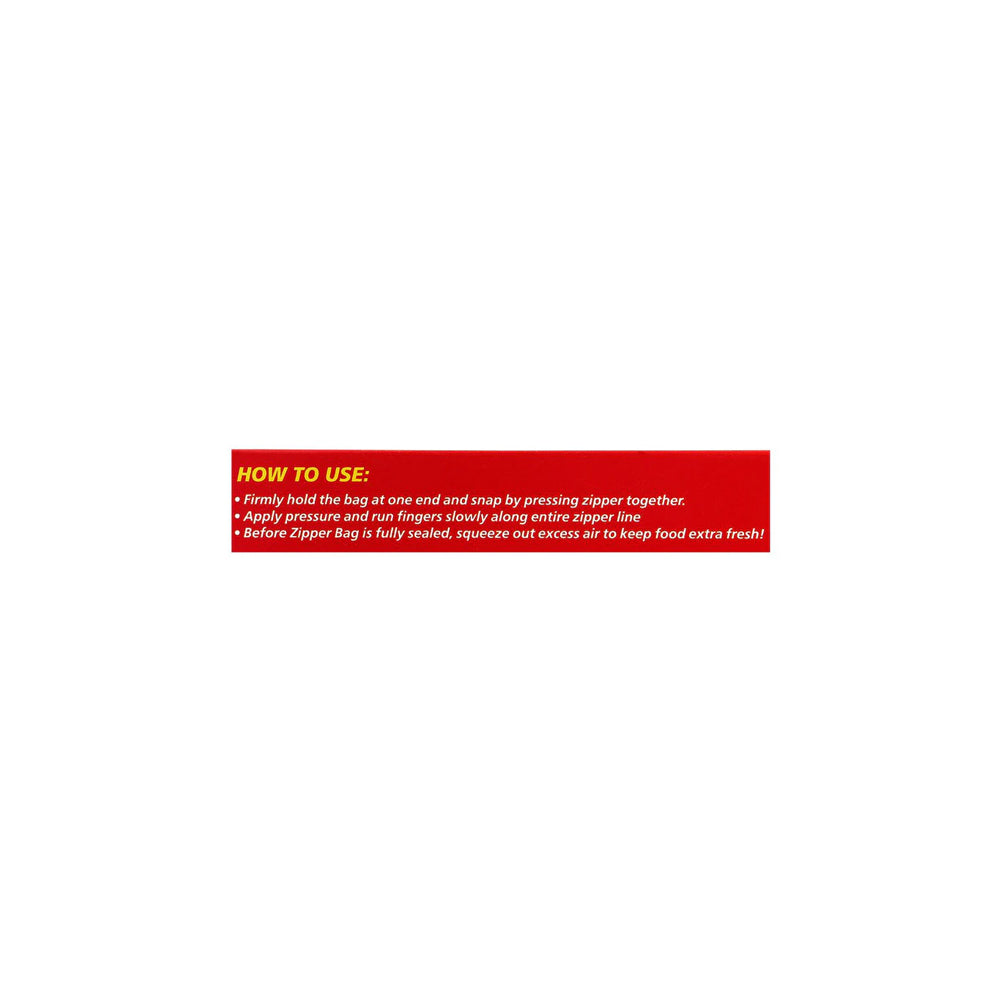 Orinex - Zipper Sandwich Bags Small - Kitchen Storage - Press-Seal Zip - 50-Pack (6.5x5.8 Inches) - Daily Lunchbox Value Pack