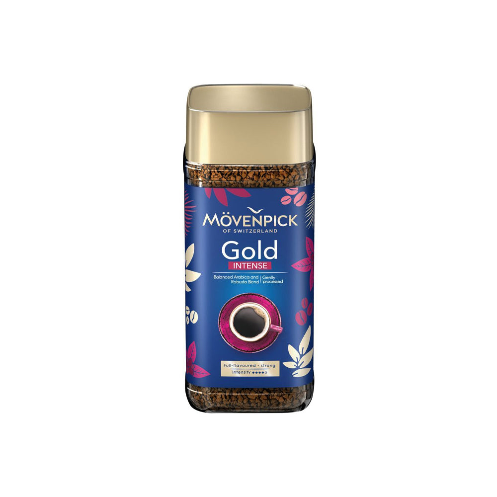 MOVENPICK - GOLD INTENSE COFFEE - 200 g - Crtn / 24 Each