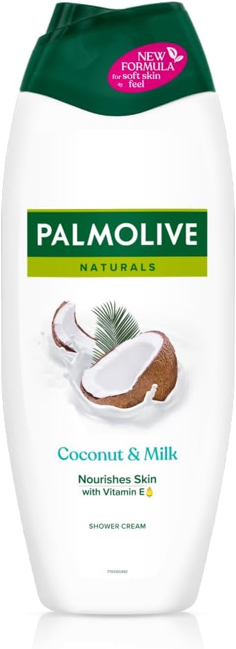 PALMOLIVE - NATURALS - Coconut & Milk - Shower Cream - 500 ml.