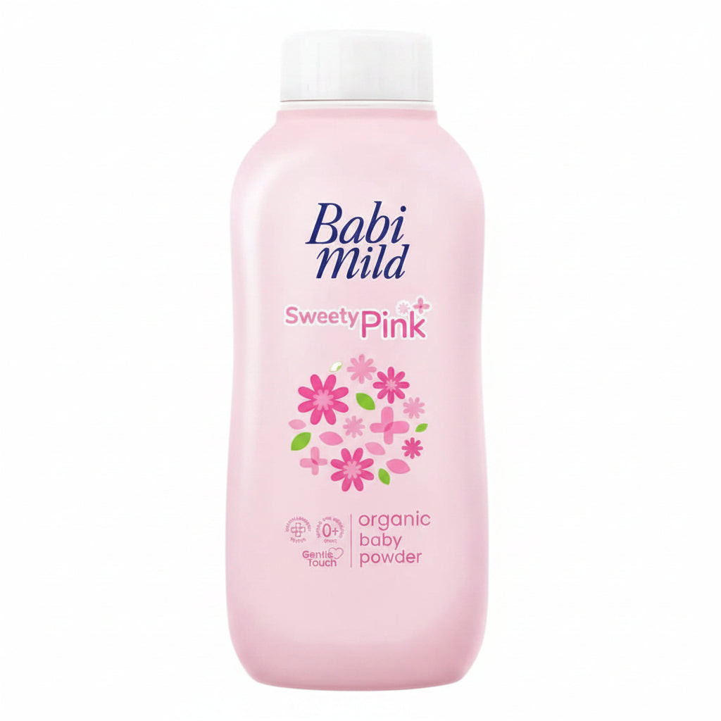 Babi mild - Sweety PINK - organic baby powder - 350g