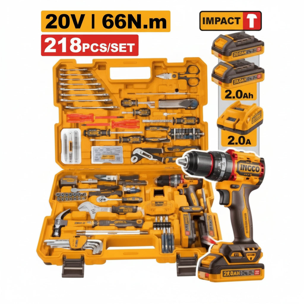 INGCO - 218-PIECE TOOLS SET - Item No. HKTHP 42182 Industrial