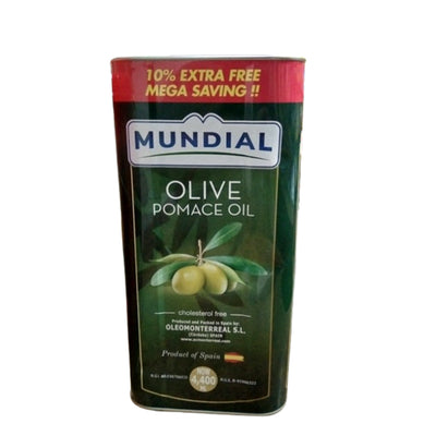 Mundial - Spanish - Pomace Olive Oil - 4400 ML (4.4 L)