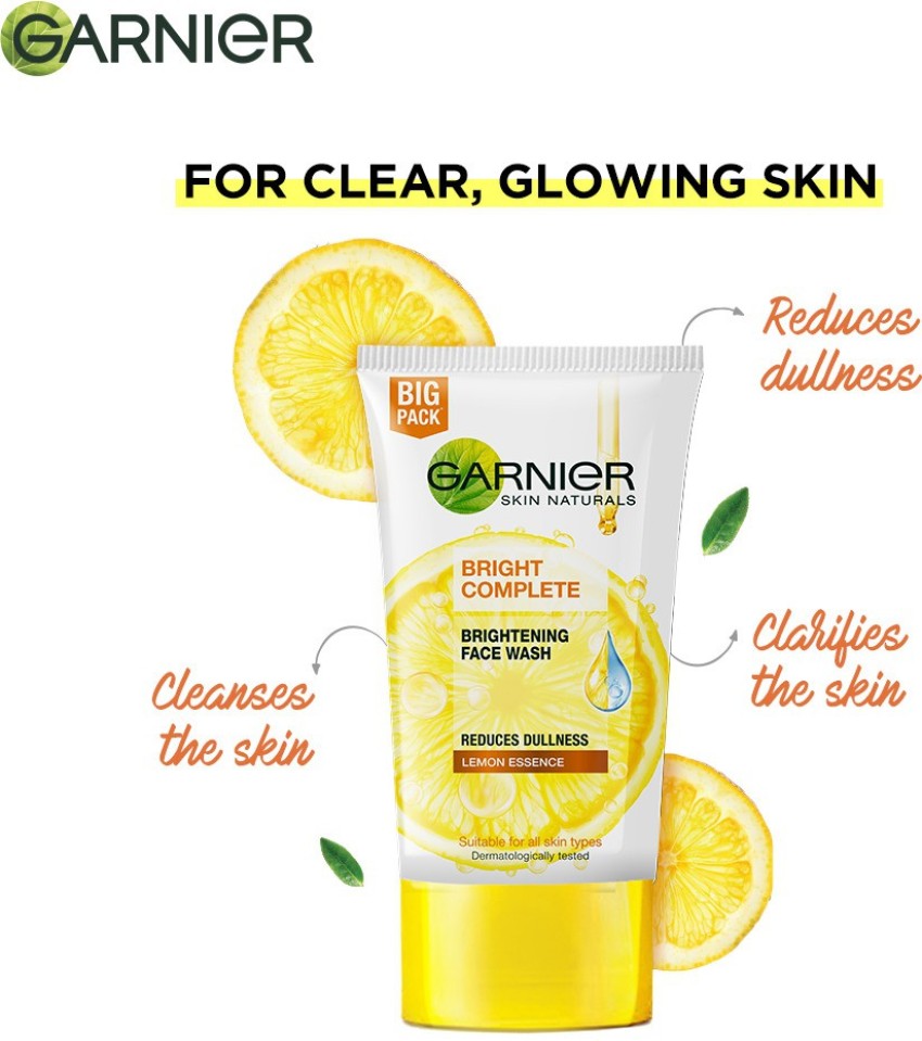 Garnier - Bright Complete - Daily Face Wash - Vitamin C & Lemon - 100ml