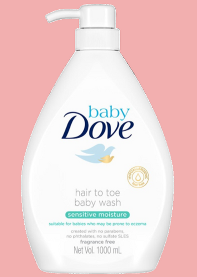 BABY DOVE - Hair to Toe Baby Wash - Sensitive Moisture - 591ml