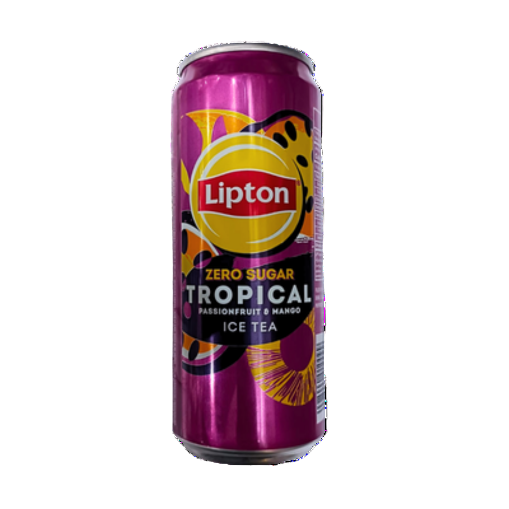 Lipton - TROPICAL ICE TEA - ZERO SUGAR - 315ml Can