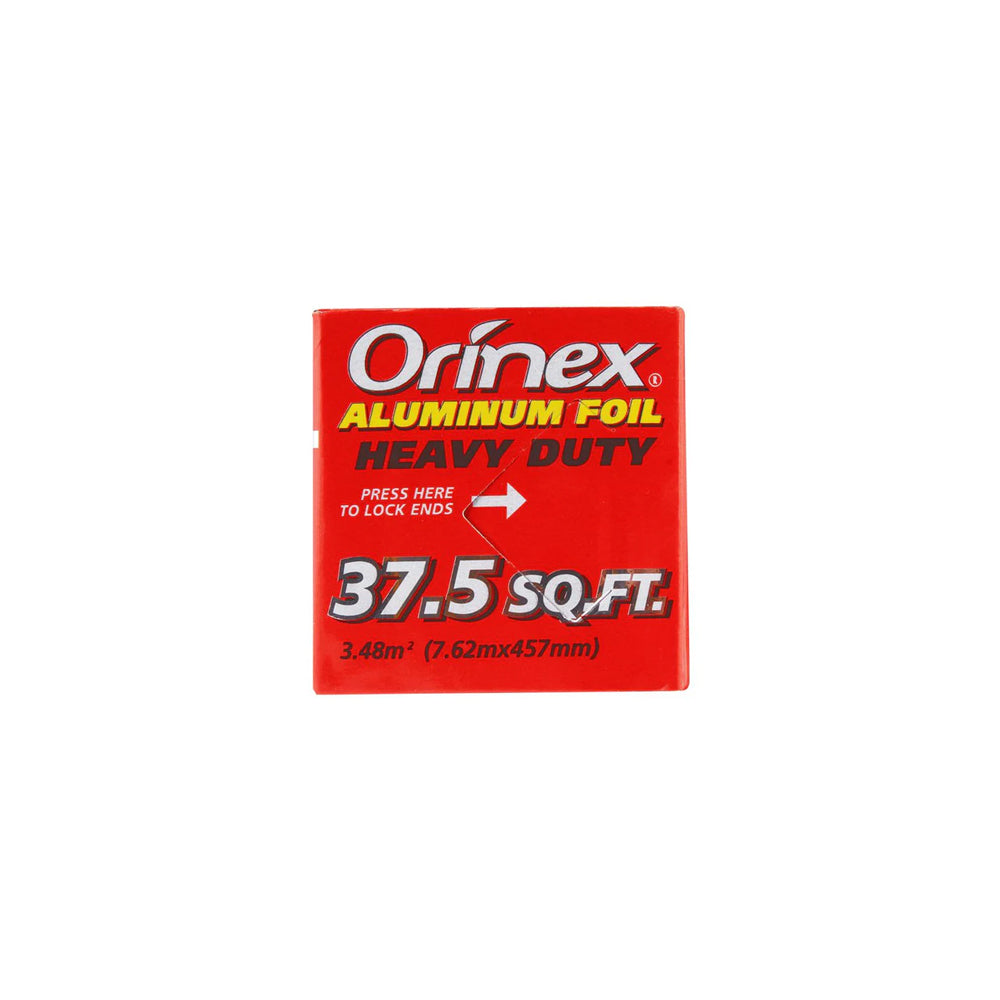 Orinex - Aluminum Foil Heavy Duty - Kitchen Wrap - Thick Foil Roll - 37.5 SQFT (18" x 8.33yd) - Wide Commercial Grilling Foil