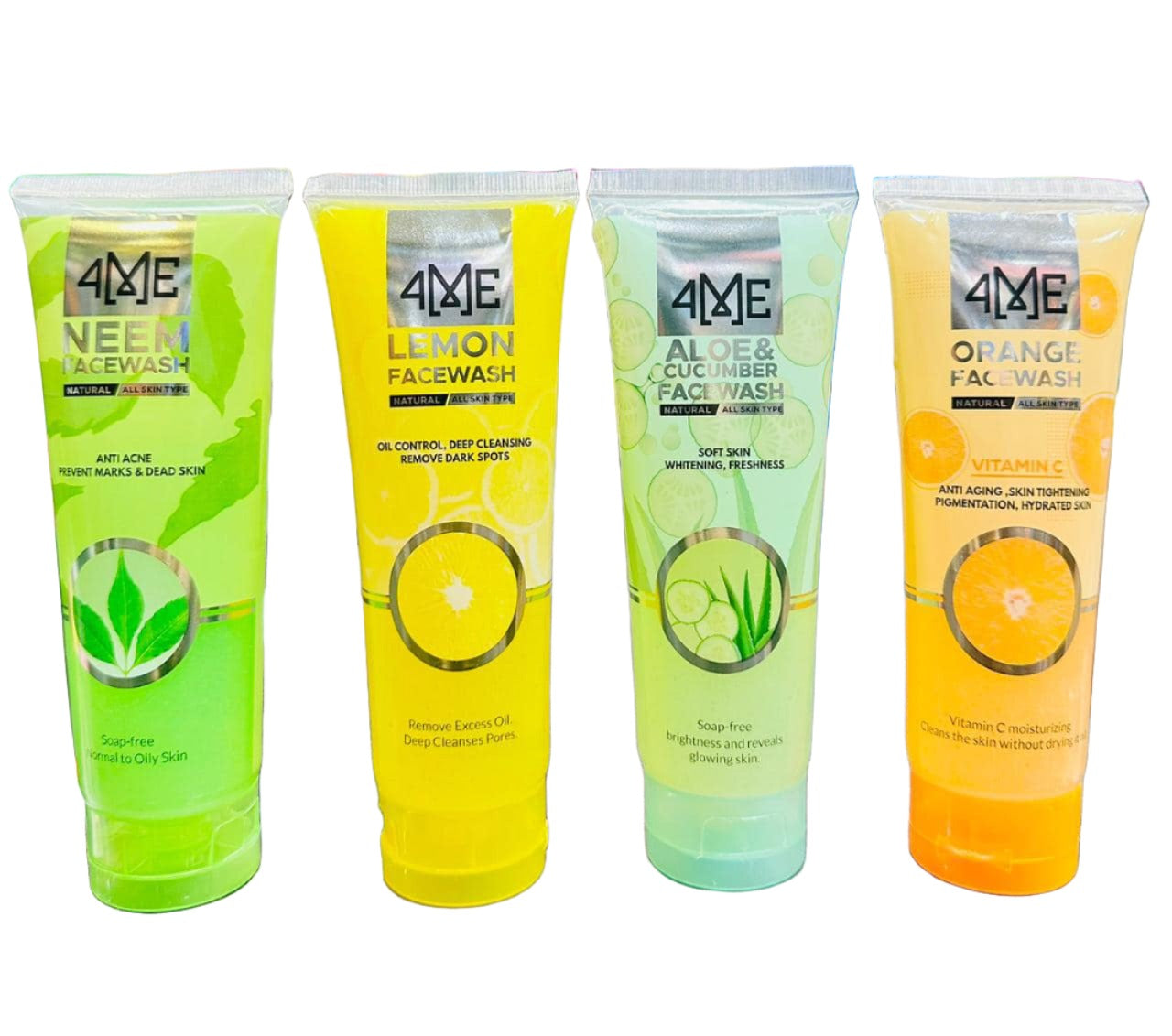 4Me - Face Wash - Lemon - 100ml