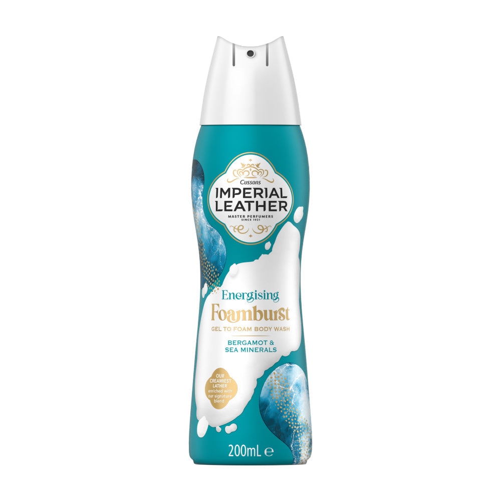 Cussons - IMPERIAL LEATHER - Energising Foamburst - ( 1X6 ) 200ml