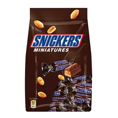 Snickers Miniatures - Size Chocolate Bars - 220 GM Standup Pouch