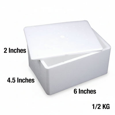 Thermocol Storage Box - 1/2 KG (500g)