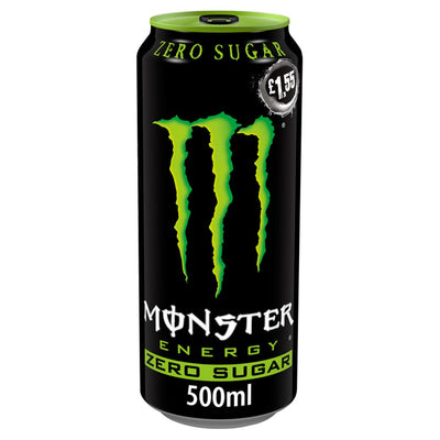 MONSTER ENERGY DRINK - ZERO SUGAR - 500ml - Qtn / 12 Each