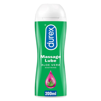 Durex Play - Massage Lube - Water Based Lube - Aloe Vera - 200 ml