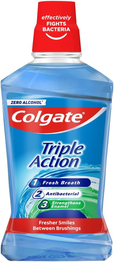 Colgate - TRIPLE ACTION - Mouth Wash - ( 1X12 ) 500ml