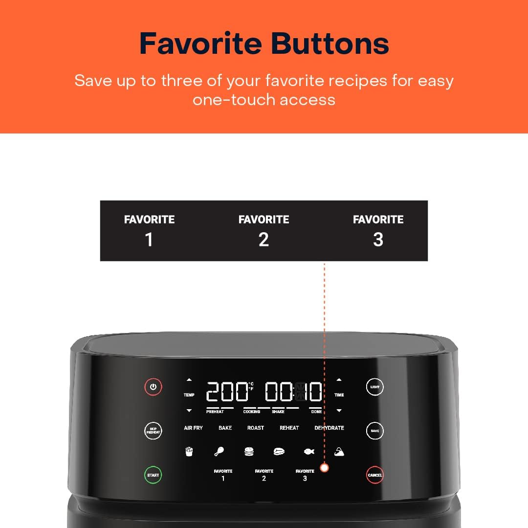 Nutricook - Air Fryer - NC-AF357V - Precision Frying - Black - 2 Years Warranty