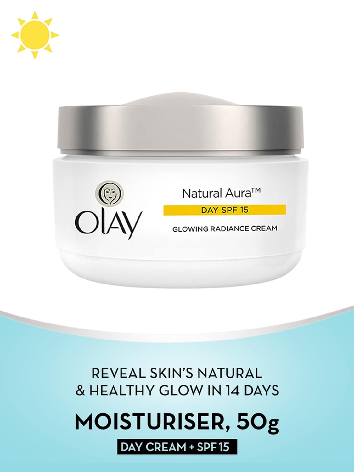 Olay - Natural Aura - Day Cream With Mulberry Extract - SPF15 - 50g