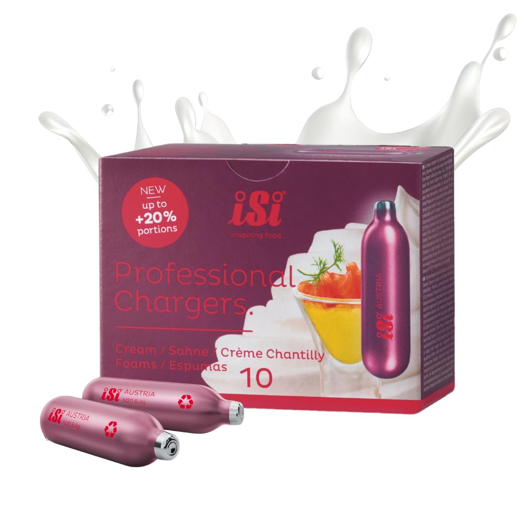 iSi - Whipper Cream Chargers - 10 N₂O cartridges per pack