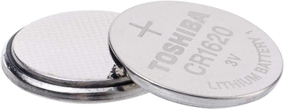 Toshiba - CR1620 3V - Lithium Coin Cell Battery - Pack of 5