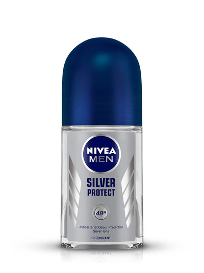 Nivea - Silver Protect - 48H - For Men - Deodorant Roll-On - 50 ML(1.7 fl)