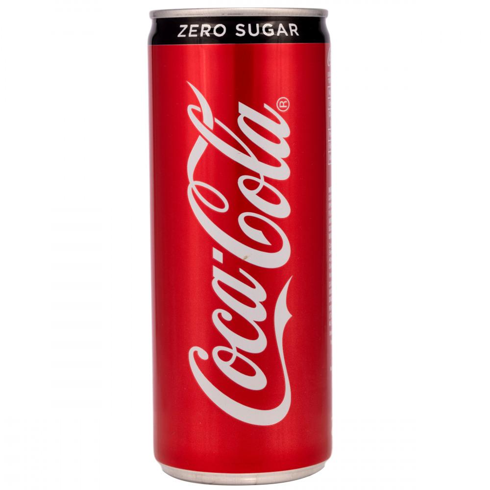 Coca Cola - Can - Zero - Sugar Free - 250ML
