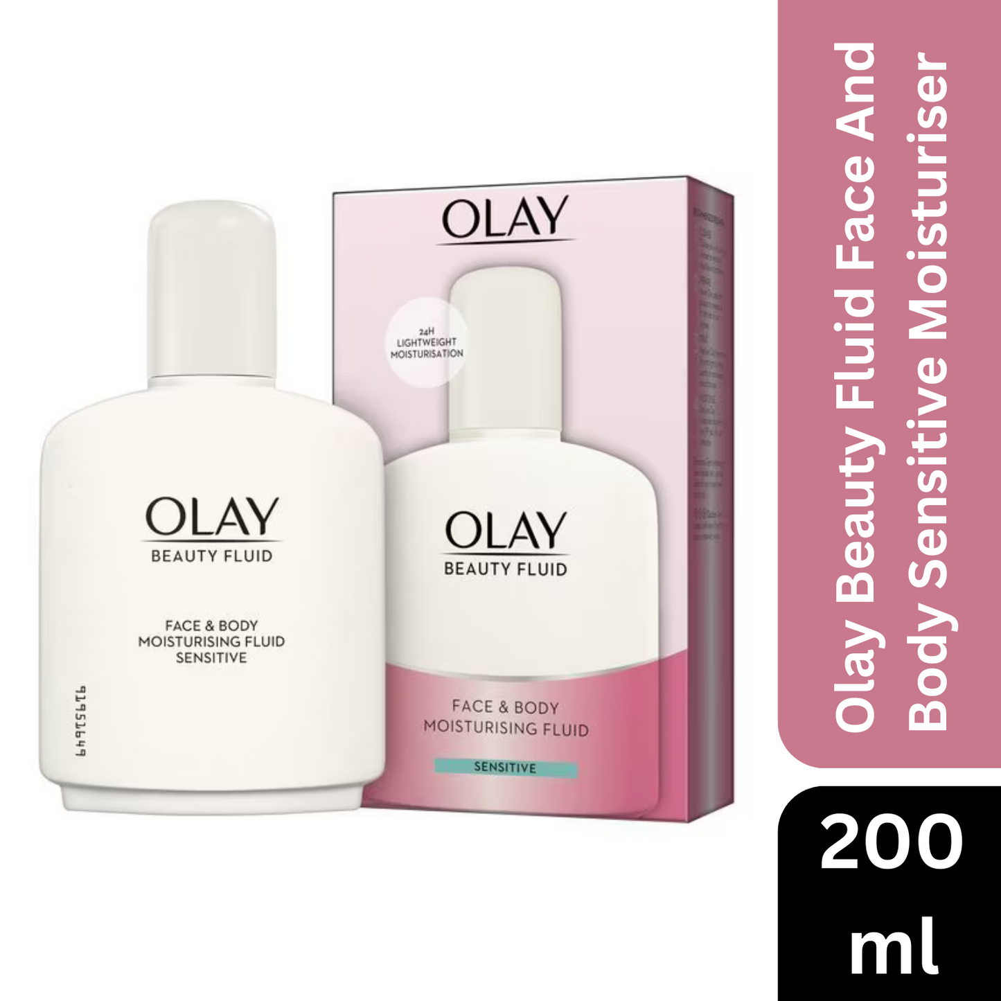 Olay - Beauty Fluid Face & Body Moisturiser - 200 ML